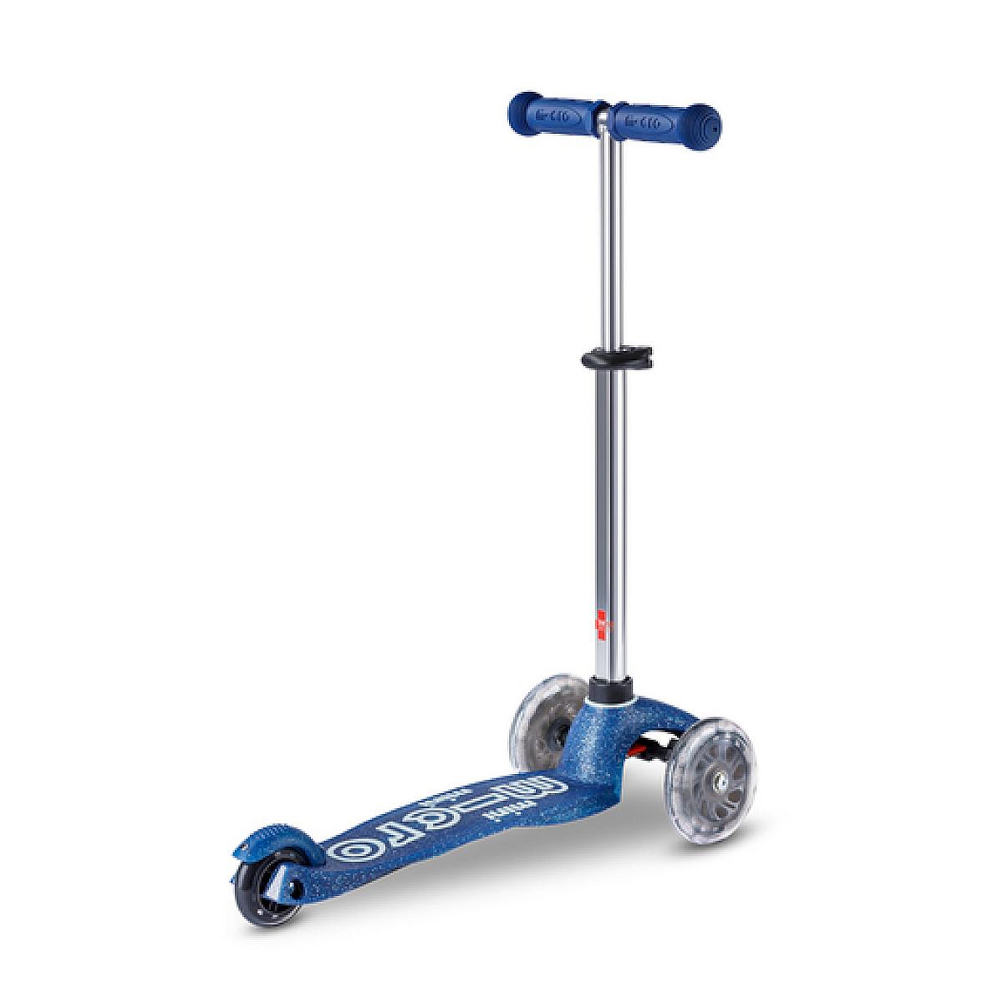 Voir la diapositive 4 : Micro Trottinette  Mobility à trois roues Bleu Glitter LED MMD219