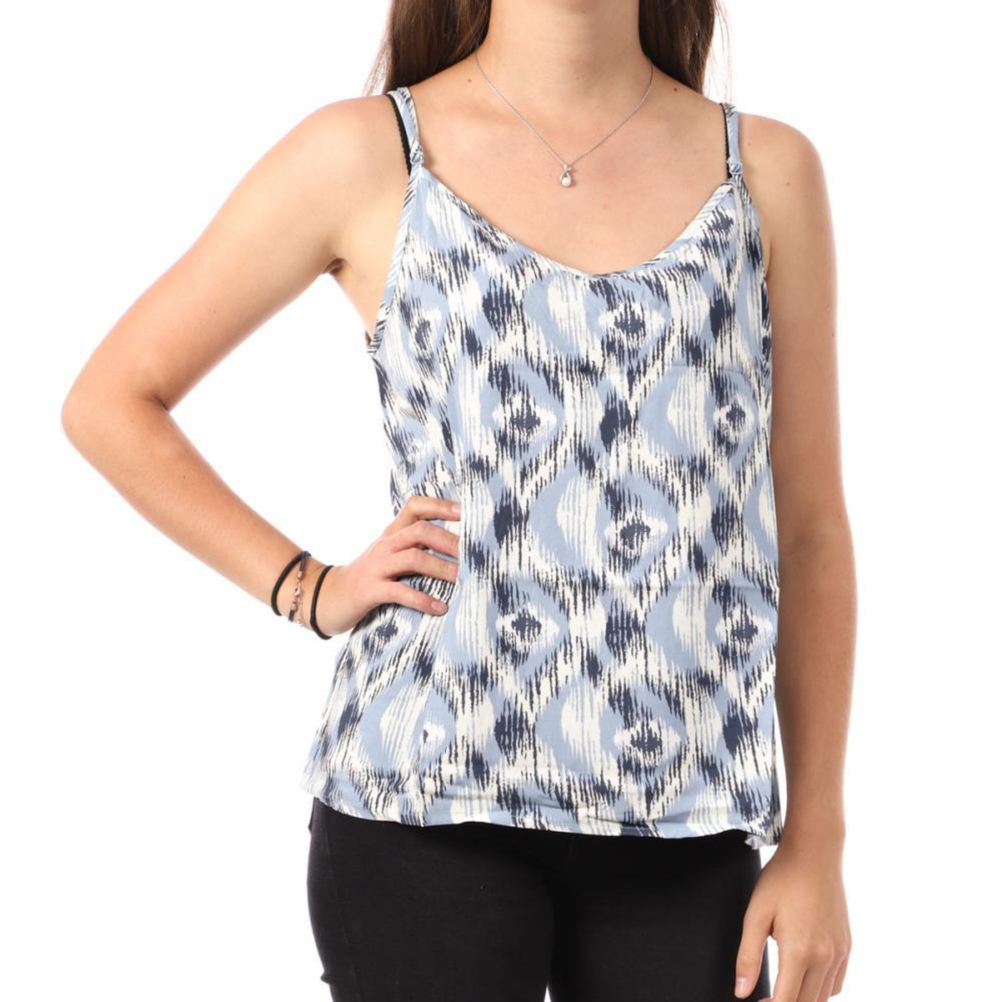 Only Top  Femme Only Nova Life Paris. Coloris disponibles : Bleu