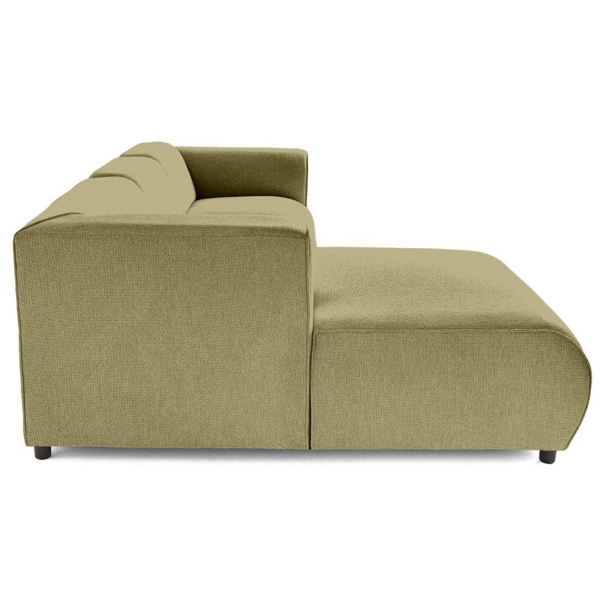 LISA DESIGN Suaro - canapé modulable d'angle gauche 4 places en tissu texturé