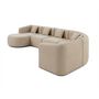 Voir la diapositive 4 : LISA DESIGN Ikare - canapé modulable d'angle gauche - 6 places - en tissu