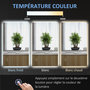 Voir la diapositive 6 : KLEANKIN Miroir salle de bain lumineux LED 42 W - dim. 90L x 3l x 60H cm - fonction anti-buée, interrupteur tactile, luminosité réglable - alu. verre