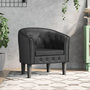 Voir la diapositive 1 : VIDAXL Chaise cabriolet noir similicuir