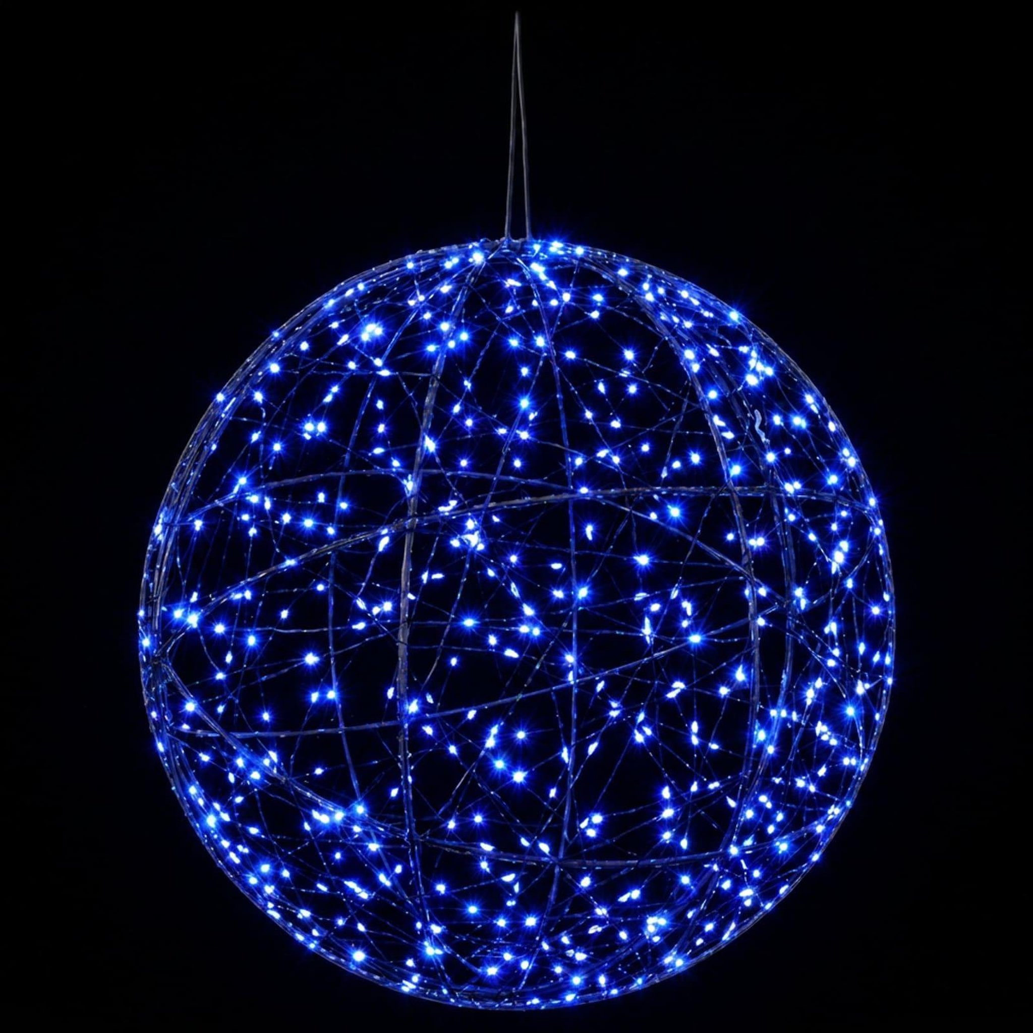 Voir la diapositive 6 : VIDAXL Lumiere de finial de Noël 2 pc 1000 LED Bleu Ø 40 x 42 cm