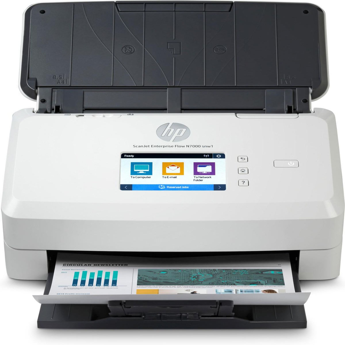 HP HP Scanjet Enterprise Flow N7000 Alimentation papier de scanner 600 x 600 DPI A4 Blanc