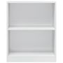 Voir la diapositive 4 : VIDAXL Bibliotheque Blanc brillant 60x24x76 cm Bois d'ingenierie
