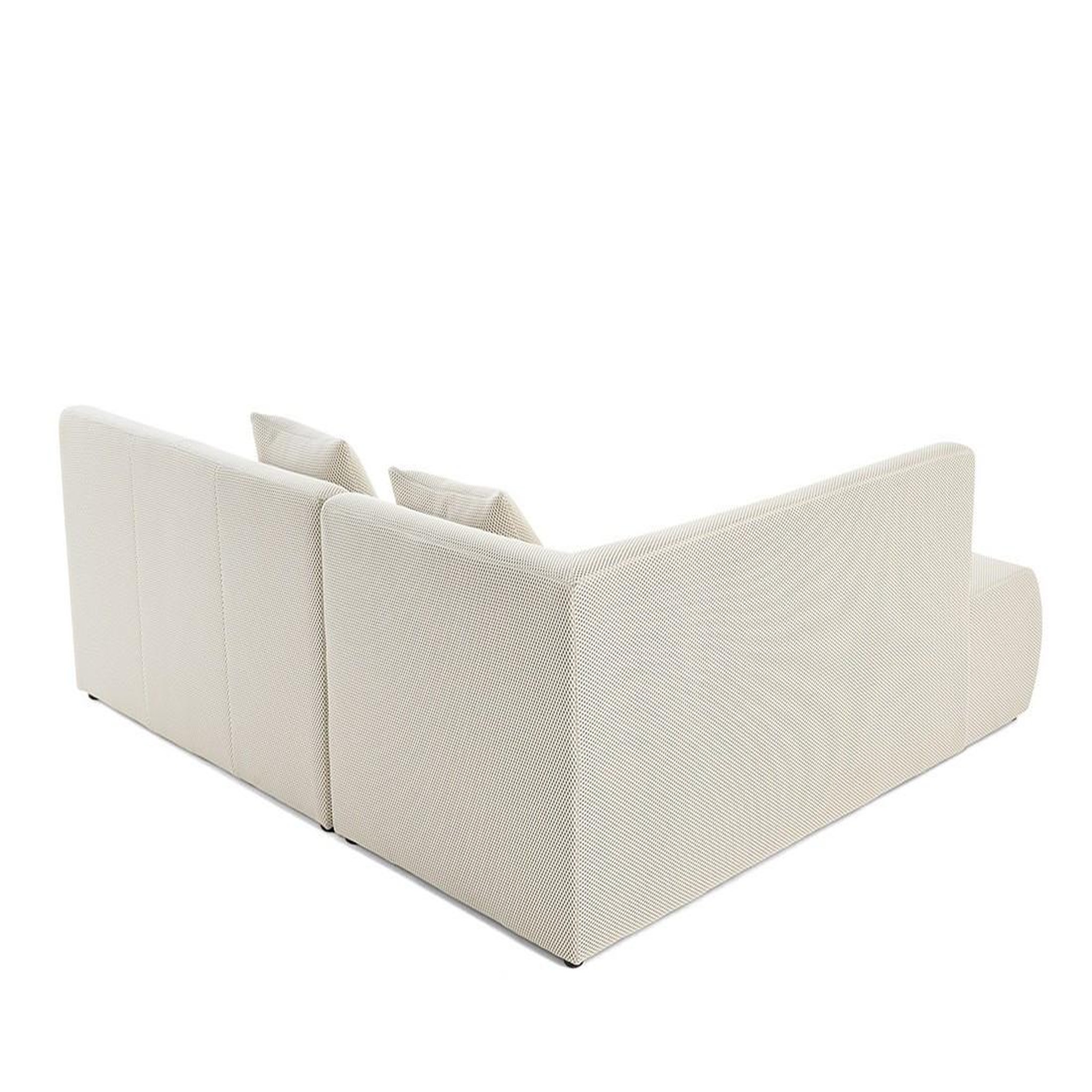 Voir la diapositive 4 : LISA DESIGN Onyx - canapé modulable d'angle gauche - 5 places - en tissu mailles 3d