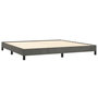 Voir la diapositive 4 : VIDAXL Cadre de lit sans matelas gris fonce 200x200 cm velours