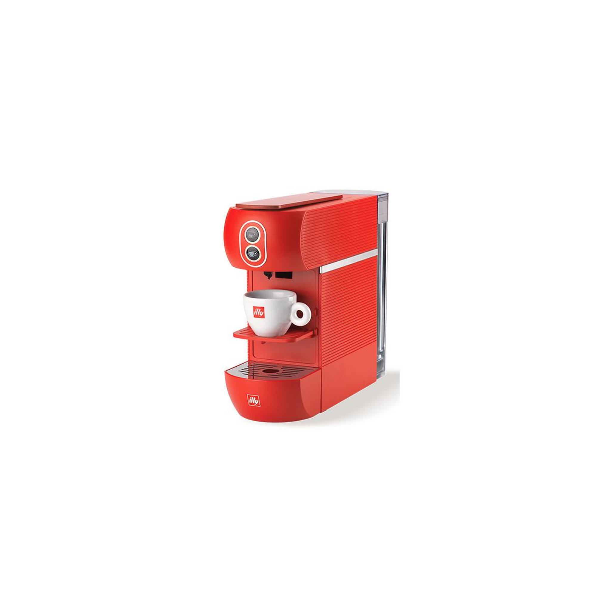 Voir la diapositive 3 : Illy Machine à café automatique à dosettes illy easy 1 l rouge