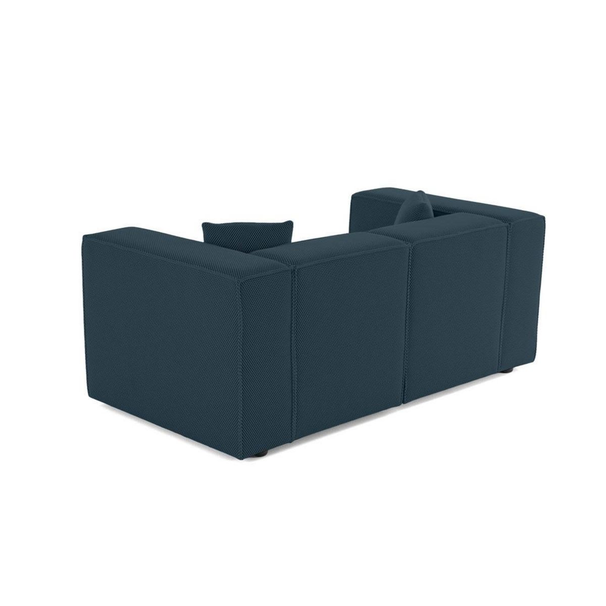 LISA DESIGN Arty - canapé modulable 2 places - en tissu mailles 3d