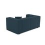 Voir la diapositive 5 : LISA DESIGN Arty - canapé modulable 2 places - en tissu mailles 3d