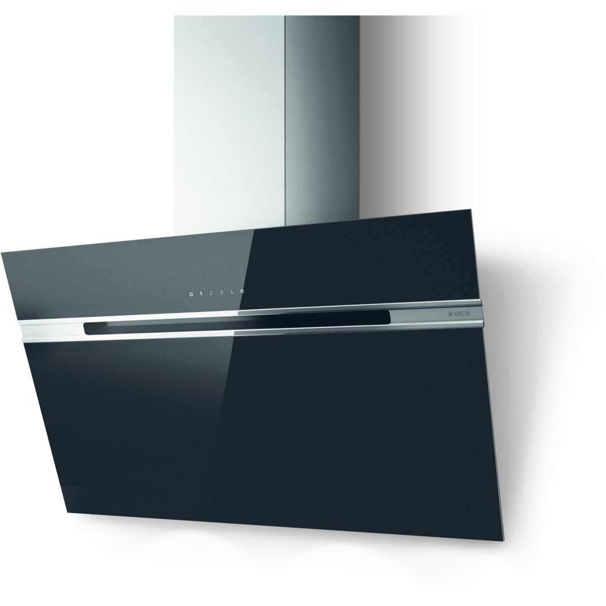 ELICA Hotte décorative murale inclinée stripe bl/a/90/lx