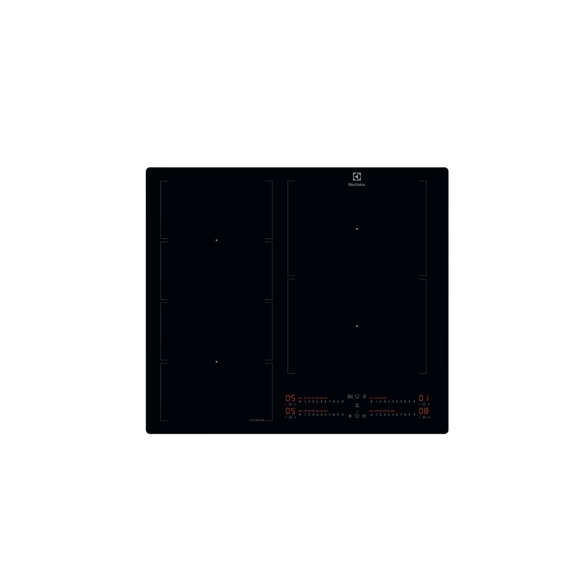 ELECTROLUX Table de cuisson induction 60cm 4 feux 7350w noir - eiv66453i