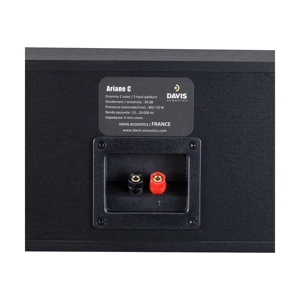 Davis Enceinte centrale ARIANE C Noir