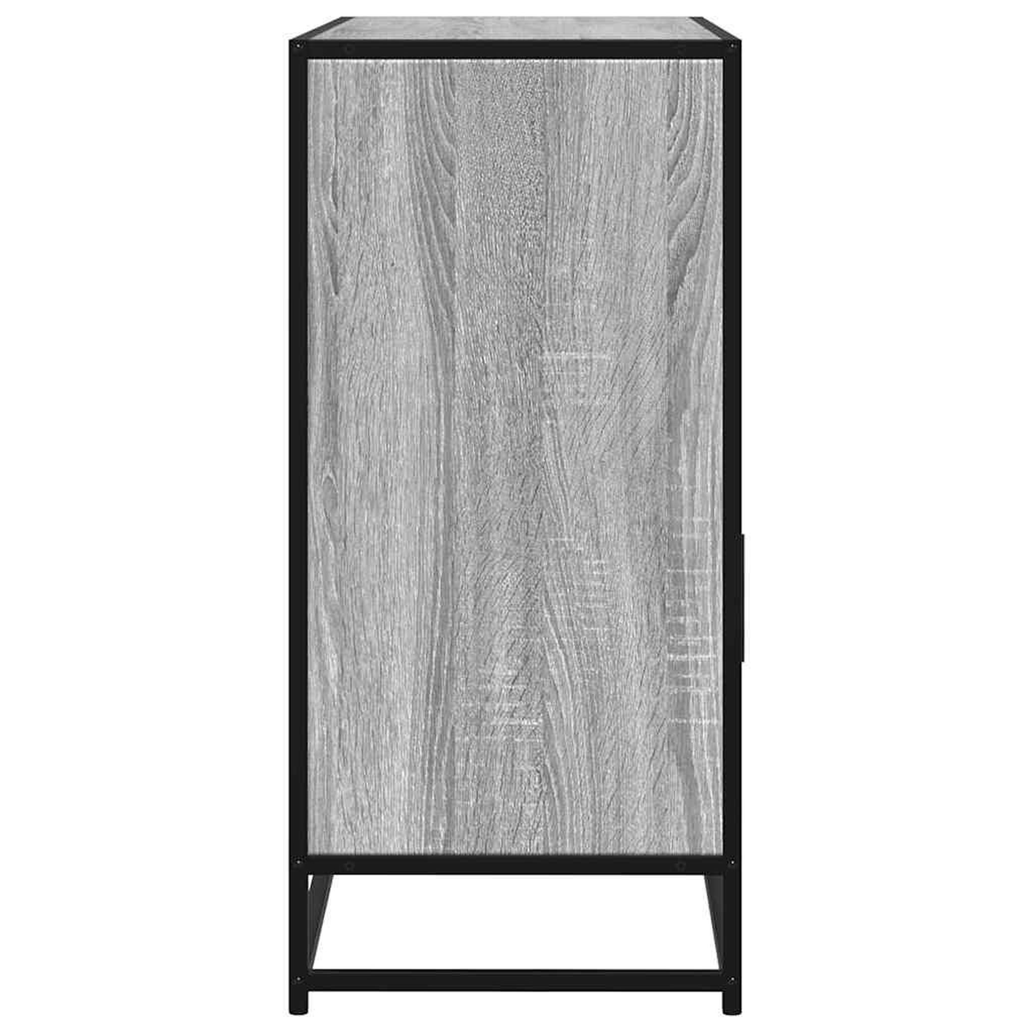 Voir la diapositive 5 : VIDAXL Buffet sonoma gris 100x35x76 cm bois d'ingenierie