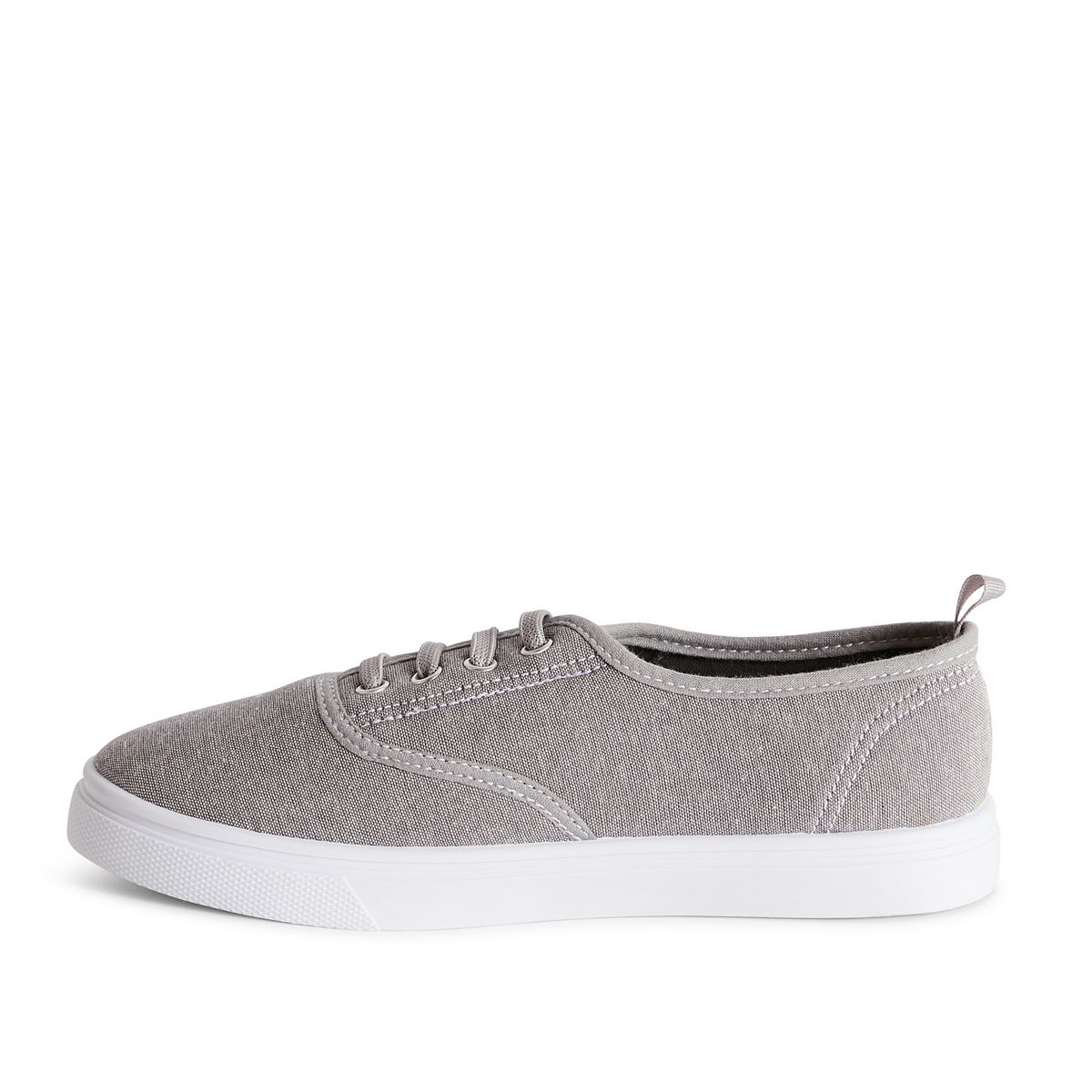 INEXTENSO Basket en toile grise garçon