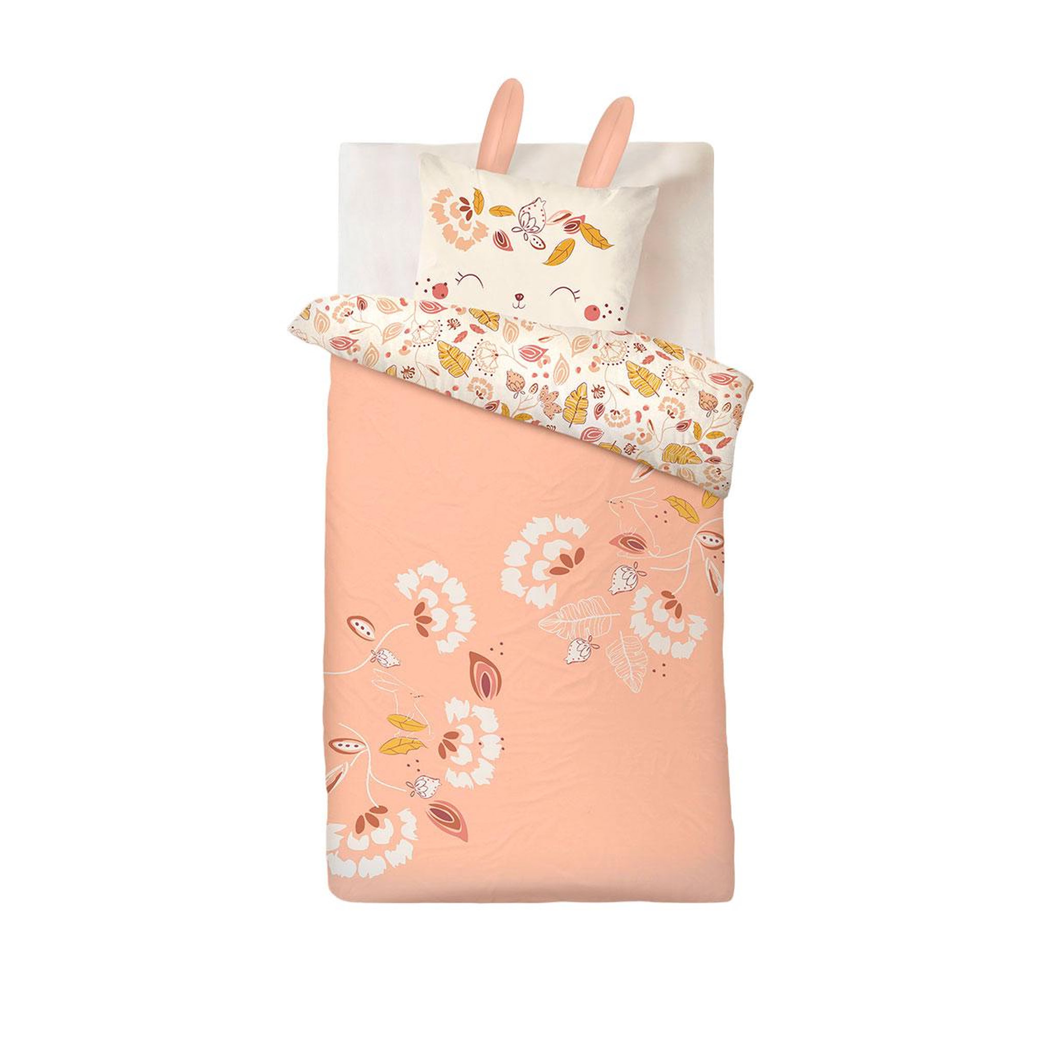 Voir la diapositive 1 : Petit Béguin Housse de couette enfant + taie d'oreiller Samba