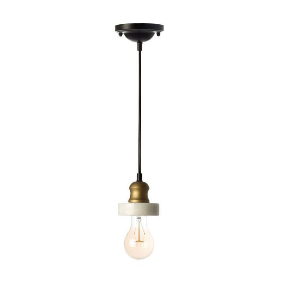 Paris Prix Lampe Suspension en Marbre  Musica II  10cm Blanc