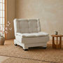 Voir la diapositive 6 : Paris Prix Fauteuil Convertible en Banquette  Raul  85cm Beige