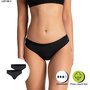 Voir la diapositive 2 : Athena Lot de 2 slips pour les règles femme Micro recyclée Secret