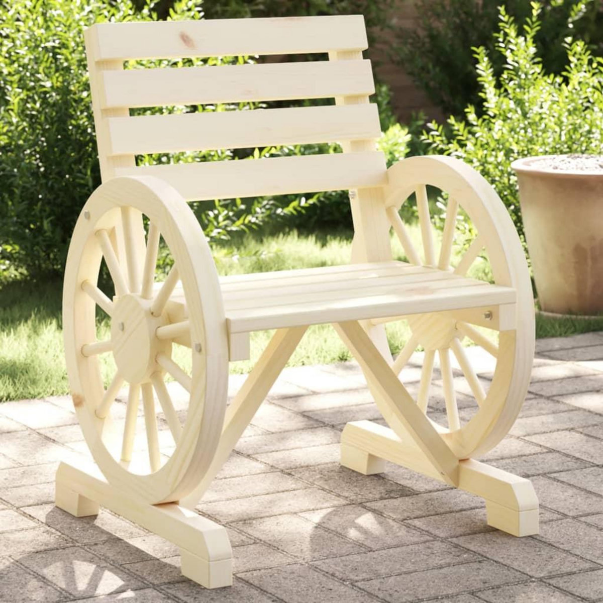 VIDAXL Chaises de jardin lot de 2 58x58x78,5 cm bois de sapin massif