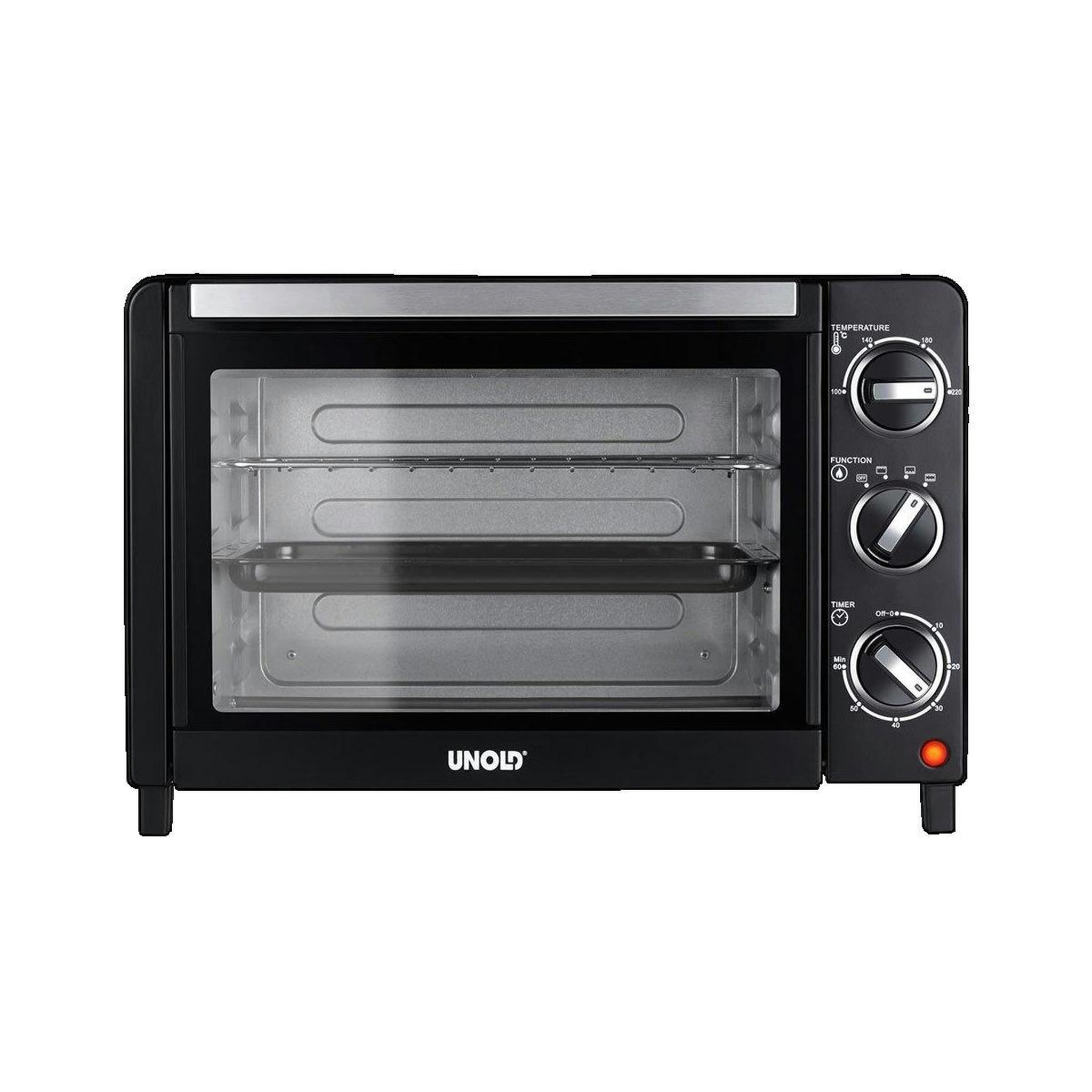 Voir la diapositive 2 : Unold Mini four Unold 68875 noir 18 litres