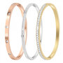 Voir la diapositive 1 : SC CRYSTAL Lot de 3 Bracelets SC Crystal ornés de Cristaux Scintillants