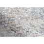 Voir la diapositive 3 : Paris Prix Tapis en Cuir Fait Main  Finish  Blanc & Argent