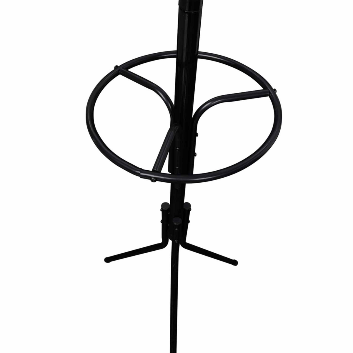 ID MARKET Porte-manteau TYLO noir avec porte parapluie