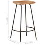 Voir la diapositive 6 : VIDAXL Tabourets de bar lot de 2 bois d'acacia solide