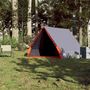 Voir la diapositive 3 : VIDAXL Tente de camping en forme de A 2 personnes gris impermeable