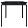 Voir la diapositive 5 : VIDAXL Table de jardin noir 82,5x82,5x76 cm bois massif de pin