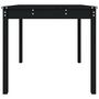 Voir la diapositive 5 : VIDAXL Table de jardin noir 82,5x82,5x76 cm bois massif de pin