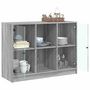 Voir la diapositive 4 : VIDAXL Buffet sonoma gris 102x37x75,5 cm bois d'ingenierie