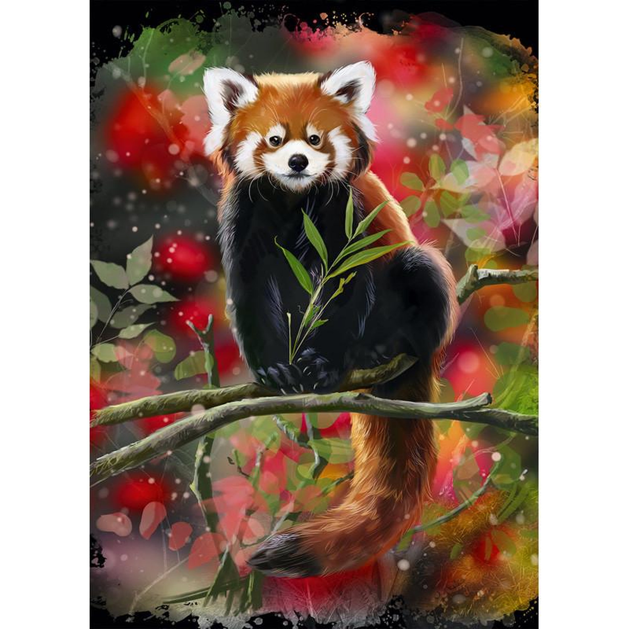 Voir la diapositive 2 : ALIZE Puzzle 1000 pièces Panda roux – Faune sauvage et nature – Alizé