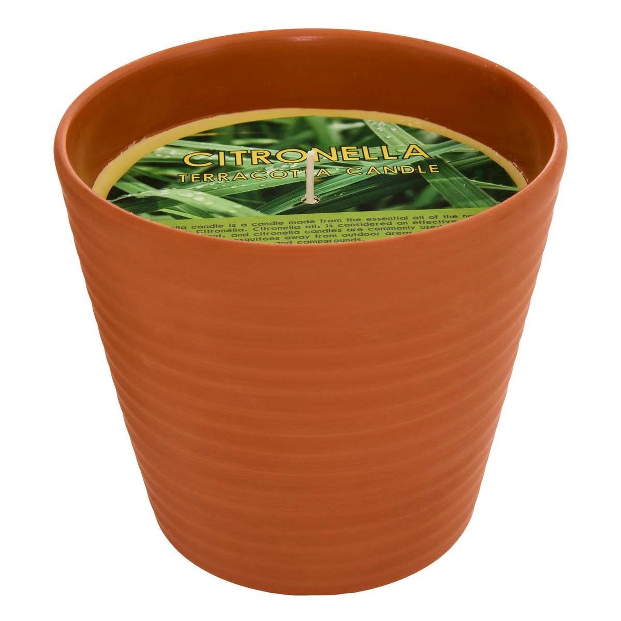 Voir la diapositive 2 : ATMOSPHERA Bougie parfumée en terre cuite  terry  200g citronnelle
