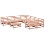 Voir la diapositive 2 : VIDAXL Salon de jardin 9 pcs bois massif sapin de douglas