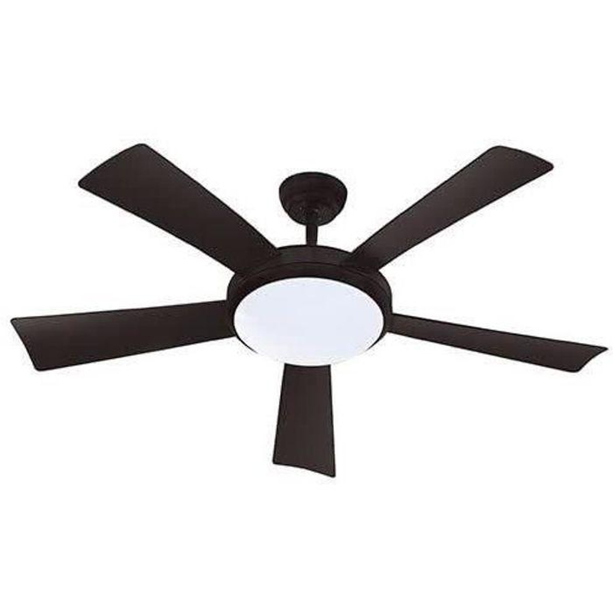 Voir la diapositive 2 : Farelek Ventilateur de plafond WALLIS Noir Ø132cm 38W + éclairage LED