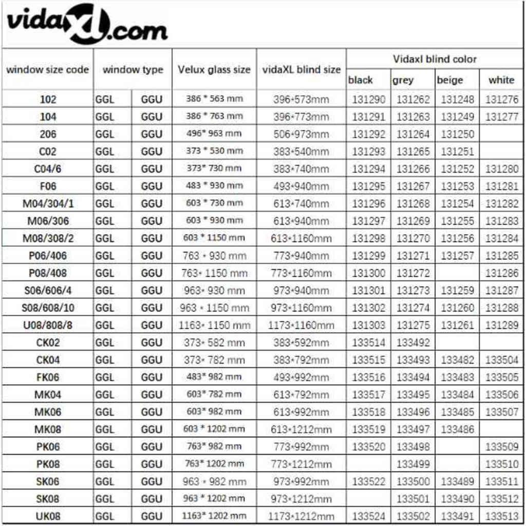 Voir la diapositive 6 : VIDAXL Store occultant roulant beige mk06 ggl et ggu