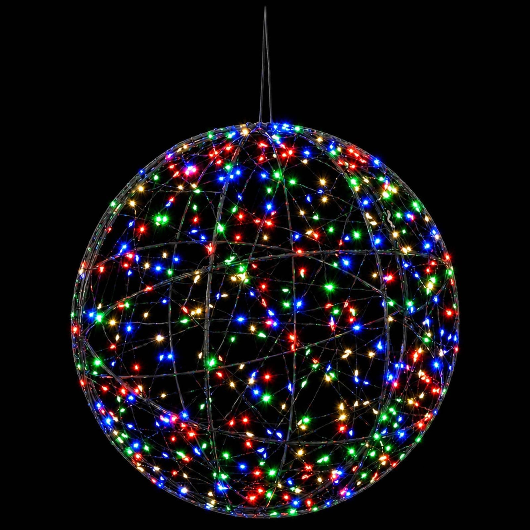 Voir la diapositive 6 : VIDAXL Lumiere de finial de Noël 2 pc 1000 LED Multicolore