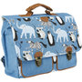 Voir la diapositive 2 : Cartable 36 cm CP/CE1/CE2 bleu EC-OOOH! ANIMALS CARTON