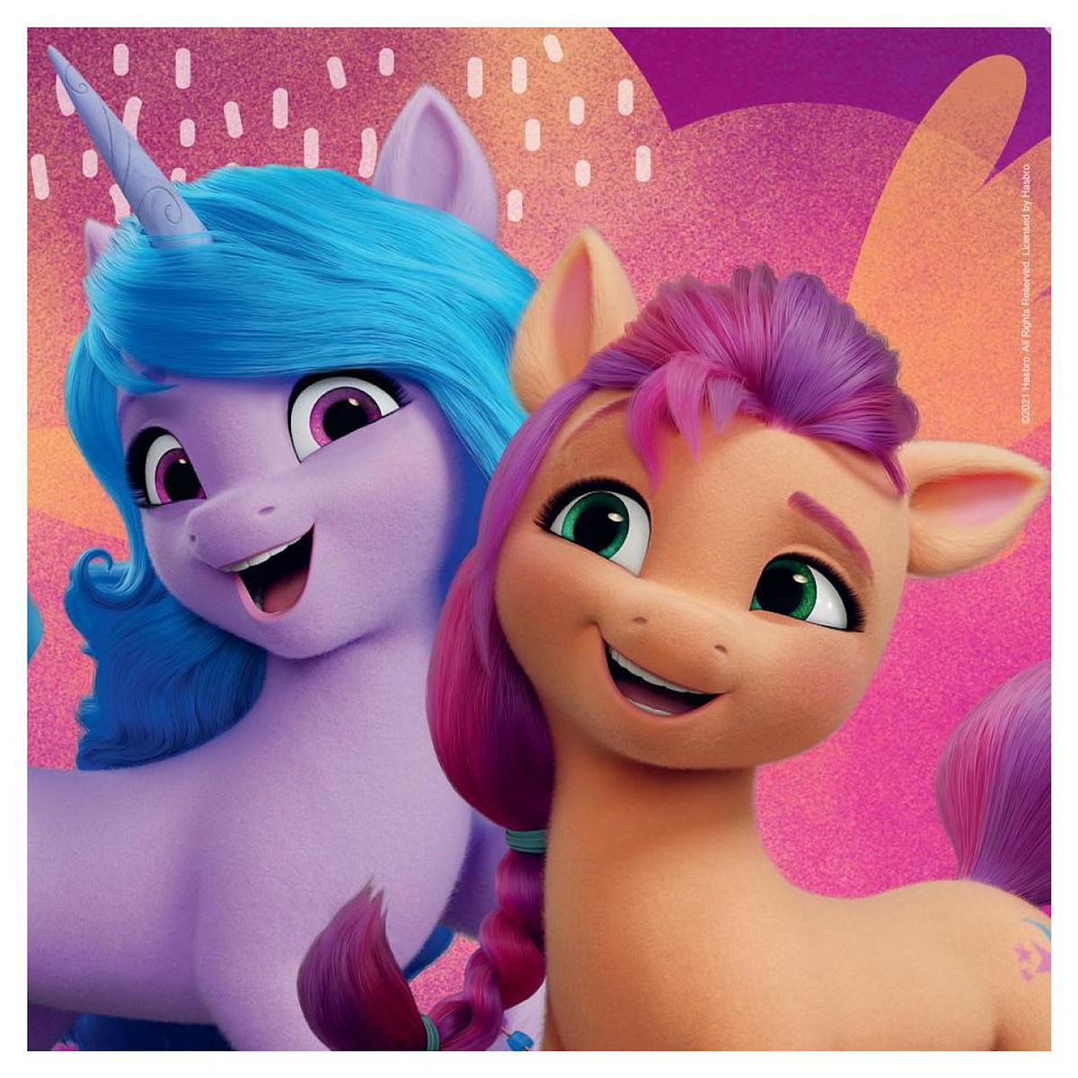 RAVENSBURGER Puzzles 3x49 p - magnifiques poneys / my little pony