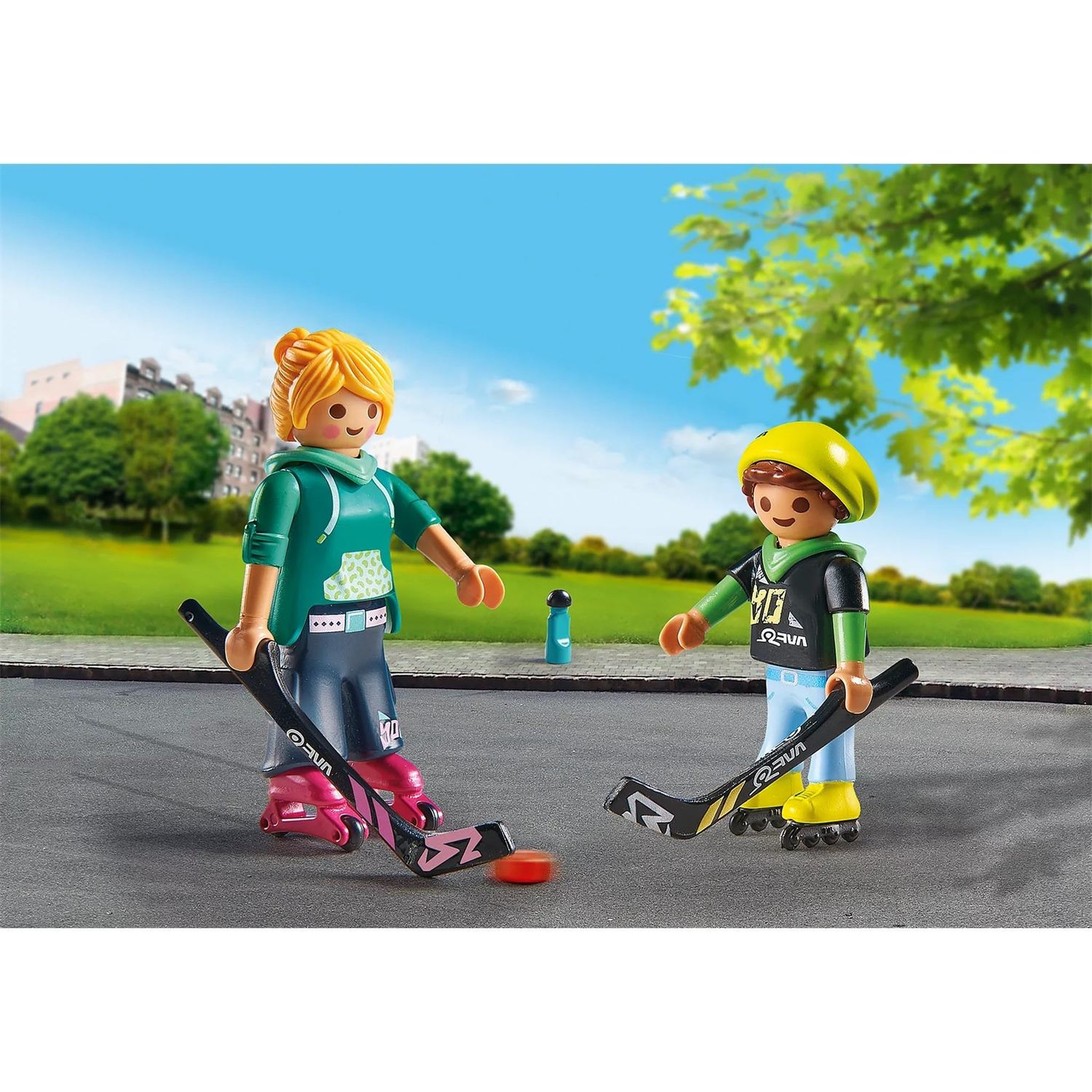 PLAYMOBIL Joueurs de roller hockey