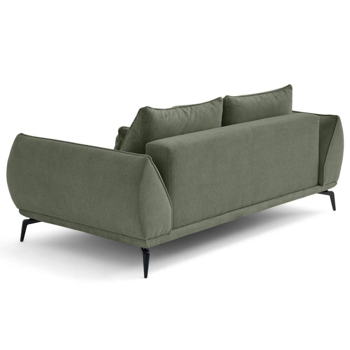 LISA DESIGN Arica - canapé droit 2 places en tissu texturé