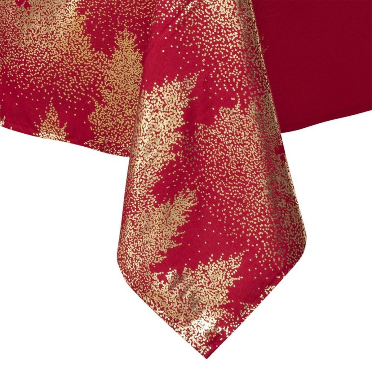 ATMOSPHERA Nappe 140x240 cm Sapin rouge or