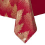 Voir la diapositive 2 : ATMOSPHERA Nappe 140x240 cm Sapin rouge or