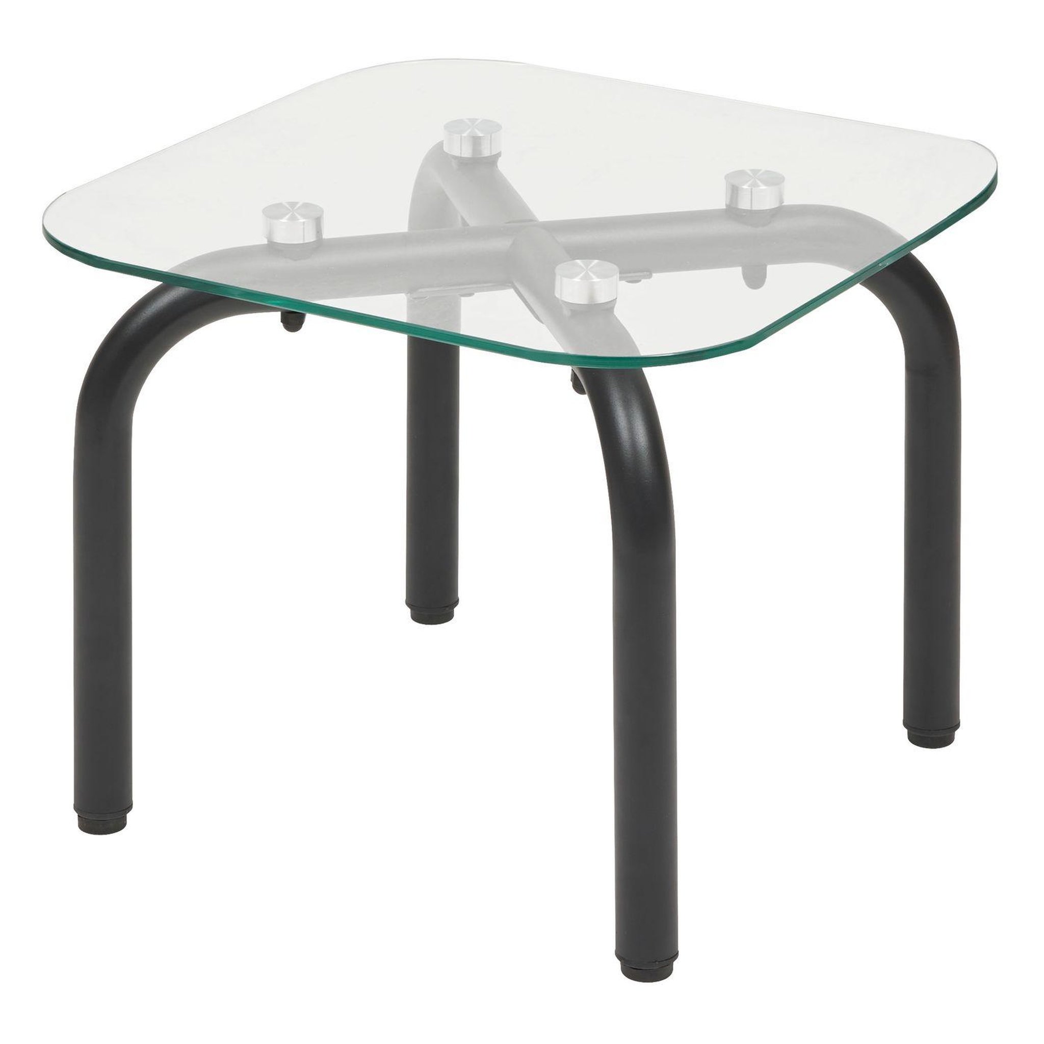 Voir la diapositive 4 : ATMOSPHERA Ensemble de 2 tables à café en verre hecate - noir