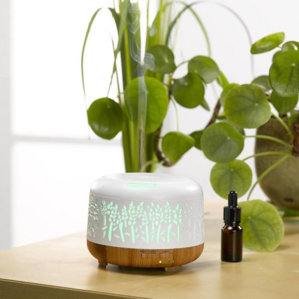 Paris Prix Diffuseur de Parfum LED  Nature  300ml Blanc