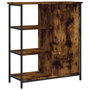 Voir la diapositive 2 : VIDAXL Buffet chene fume 70x30x80 cm bois d'ingenierie