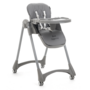 Voir la diapositive 2 : BEBELISSIMO Bebelissimo - Chaise haute évolutive bébé - Pliable - Compacte - Réglable hauteur - De 6 mois à 3 ans (15kg) - gris foncé - Bon Appetit