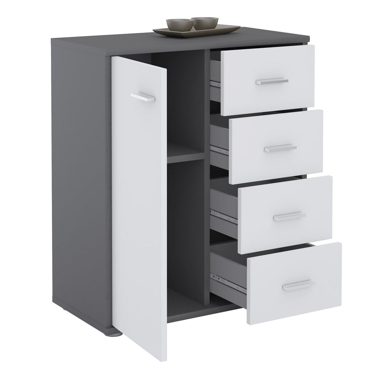 IDIMEX Buffet OSCAR, en mélaminé